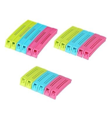 Plastic Sealing Bag Clips (Multicolour)